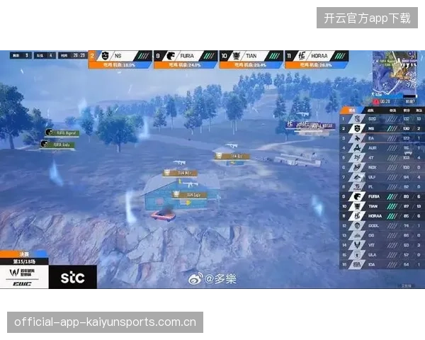绝地求生天命圈外压制扫射，轻松拿下三连淘汰